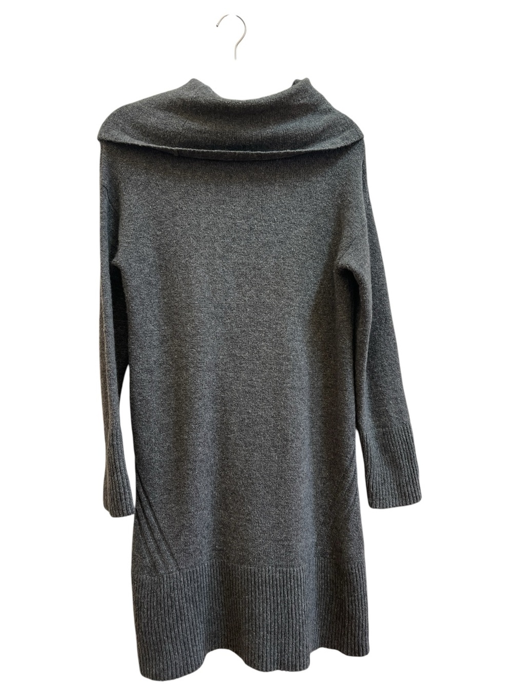 Anthropologie Sonoran Cowl Neck Wool Alpaca Sweater Dress Gray M Academia Fall - Picture 3 of 7